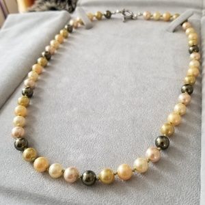 Handmade Glass Pearl Necklace